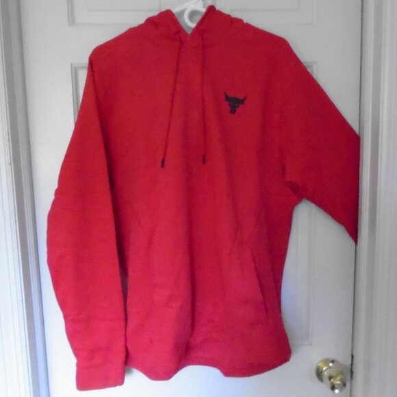 Under Armour Red Fleece Hoodie Size L NWT - Picture 1 of 4